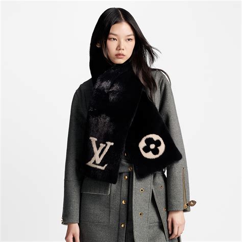 lv mink scarf|lv cosy mink scarf.